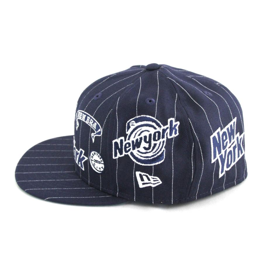 ニューエラ NEWERA キャップ 59FIFTY TOYA HORIUCHI オールオーバー アートワーク ネイビー｜kappacraft｜05