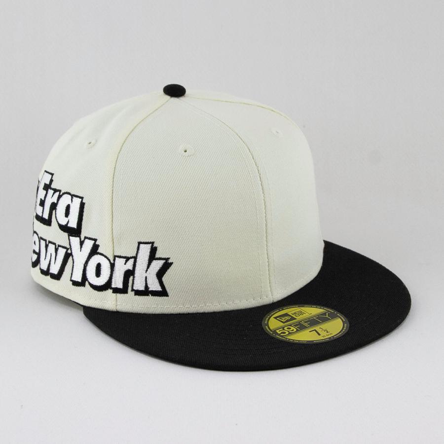 ニューエラ NEWERA キャップ 59FIFTY NewEra NewYork クロームホワイト/ブラック