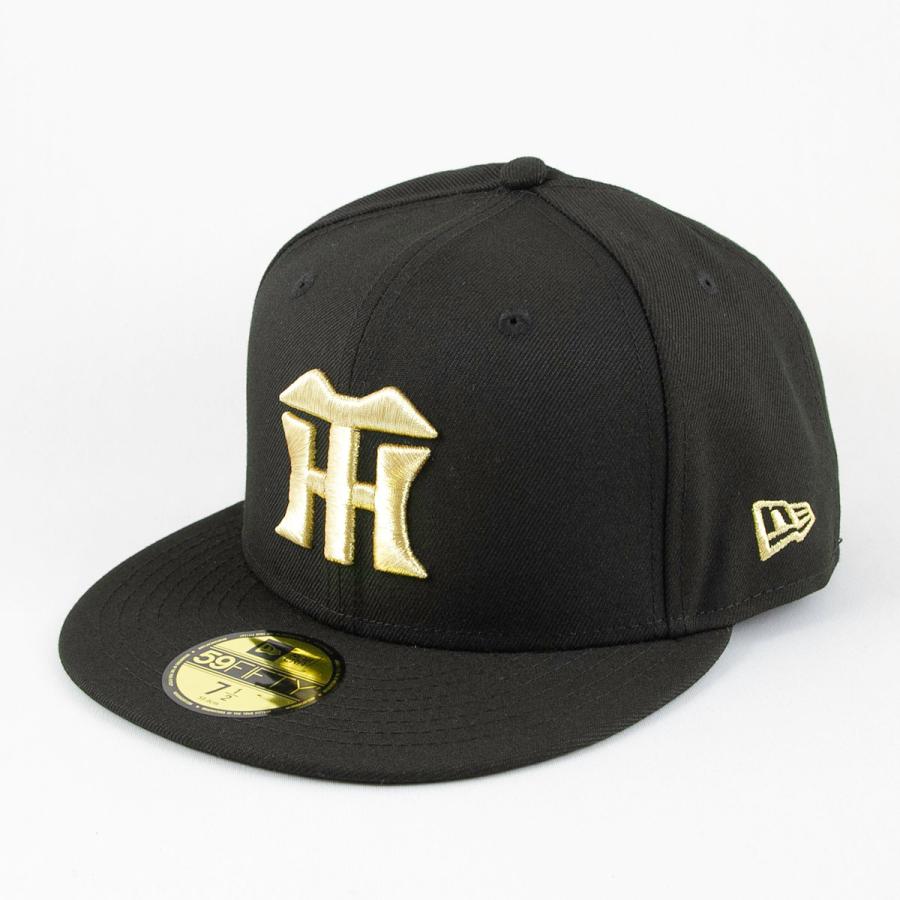ニューエラ 帽子 キャップ 59FIFTY NPB 阪神タイガース ブラック 