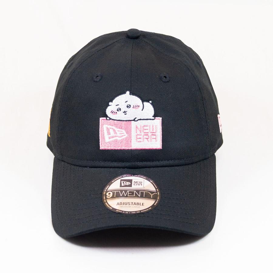 ちいかわ NEWERA キャップ 9TWENTY ニューエラ 帽子 黒 新品 9TWENTY ニューエラ ちいかわ コラボ キャップ ハチワレ うさぎ ナイン