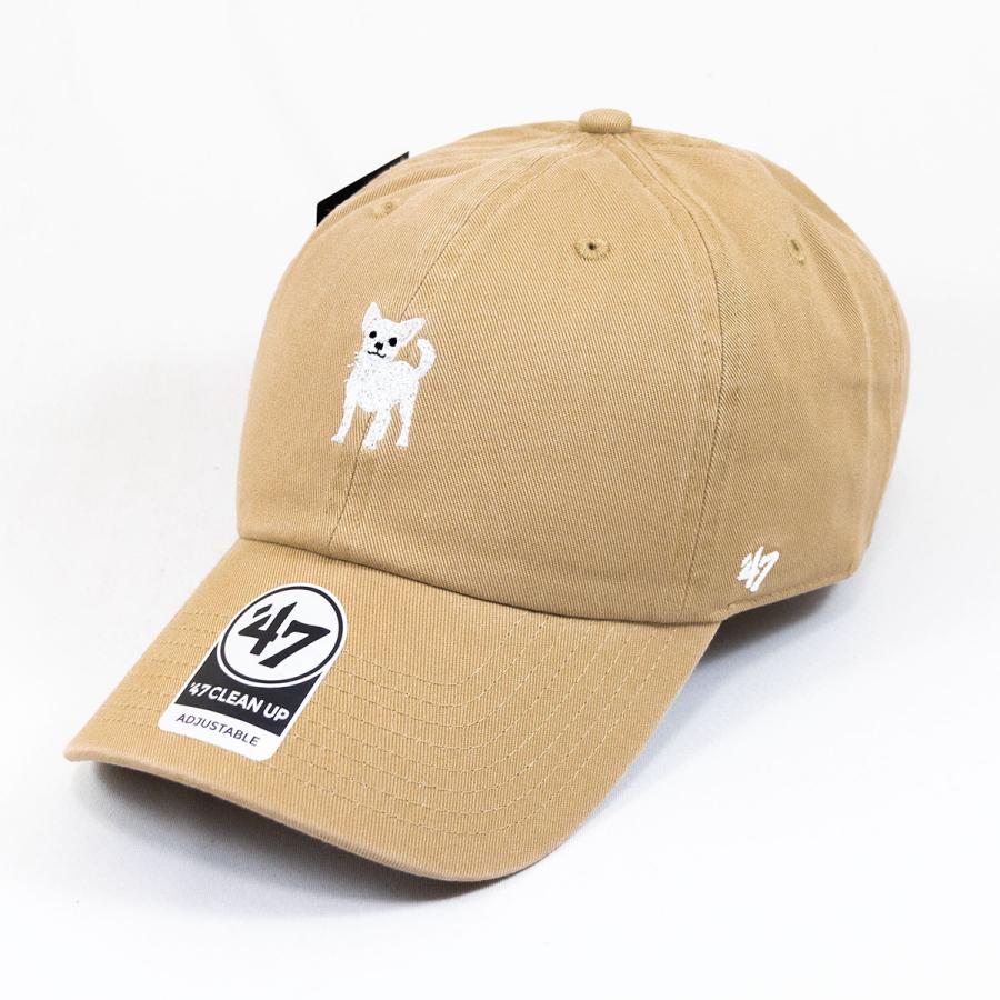 47（フォーティーセブン） DOG チワワ カーキ キャップ 帽子 '47