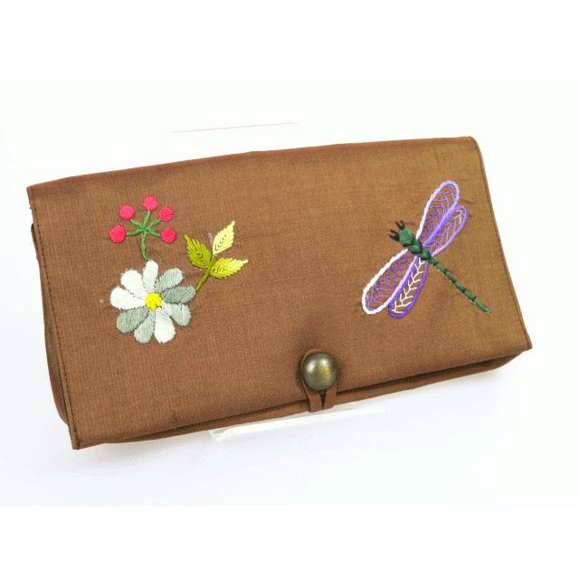 コラボ作品 Vol.8》インド刺繍 長財布 ① 財布・ケース・小物入れ 