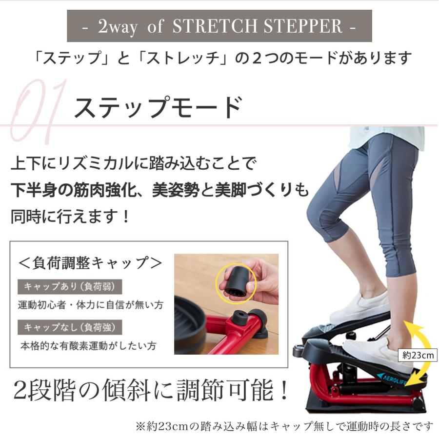 AEROLIFE ステッパー AEROLIFE（エアロライフ） ステッパー ストレッチステッパー 足踏み