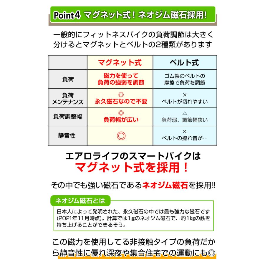 エアロバイク サイクルマシン エアロライフ スマートバイク ステッパー フィットネスバイク ミニバイク マグネット 負荷 調節 DR-3910 |  | 10