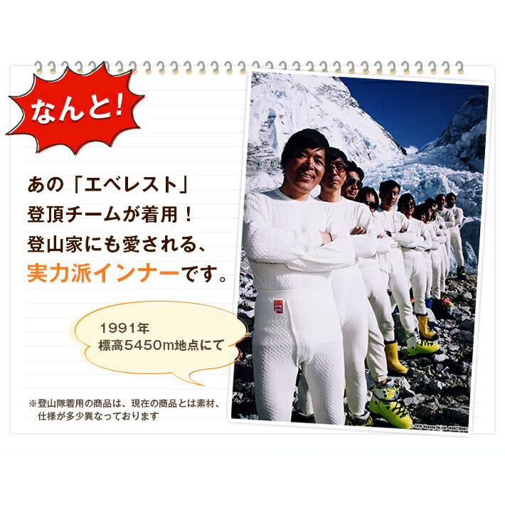 ひだまり 陽 紳士 U首 防寒インナー 防寒肌着 S M L LL オフホワイト