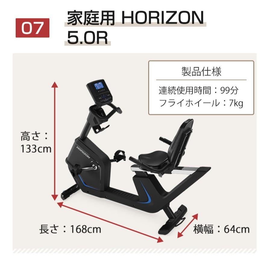 ハイガー　リカンベントバイク 室内用エアロバイク DK-8718RP／家庭用リカンベントバイク（エクササイズバイク