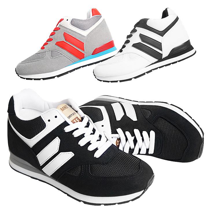 シークレットスニーカー 9cmアップ メンズスニーカー mnx15