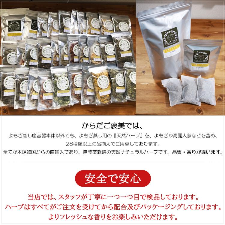 よもぎ蒸し ハーブブレンド 3種類 お試しセット 15g2包×3袋 婦人21種