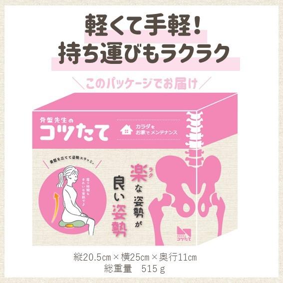 骨盤先生のコツたて 姿勢サポート 猫背 骨盤 クッション 座布団 