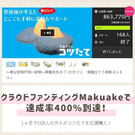 骨盤先生のコツたて 姿勢サポート 猫背 骨盤 クッション 座布団