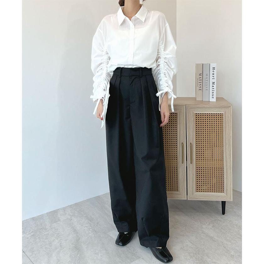 【お値下げしました】humoresque 24-25AW ツータックパンツ 38 お値下げしました】humoresque 24-25AW ツータックパンツ 38