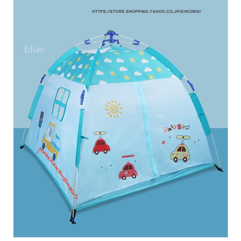 キッズテントハウス 子供用プレイテント 室内屋内秘密基地 ベビー 幼児 おもちゃ入れ おままごと 秘密基地 隠れ家 子供部屋 ギフト_11