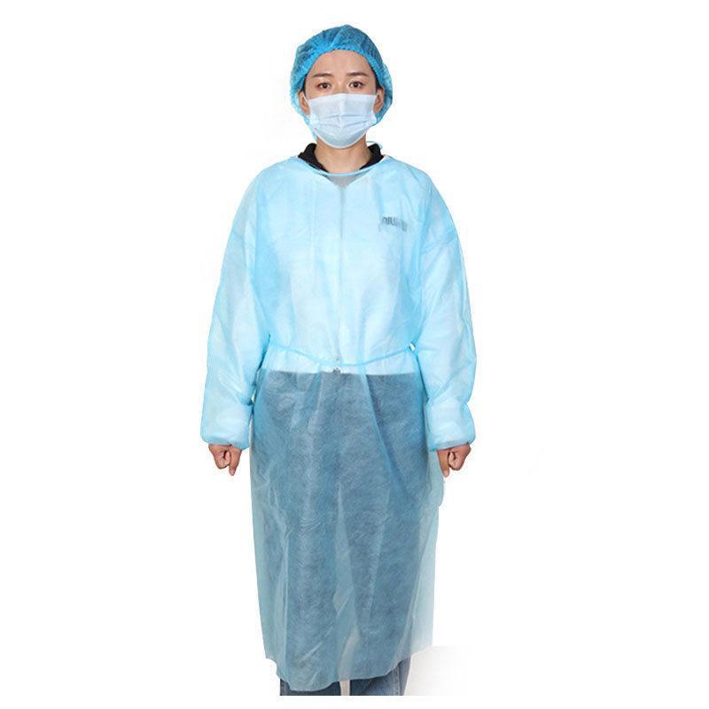 防護服 保護ガウン エプロン 30枚入 不織布エプロン 使い捨て