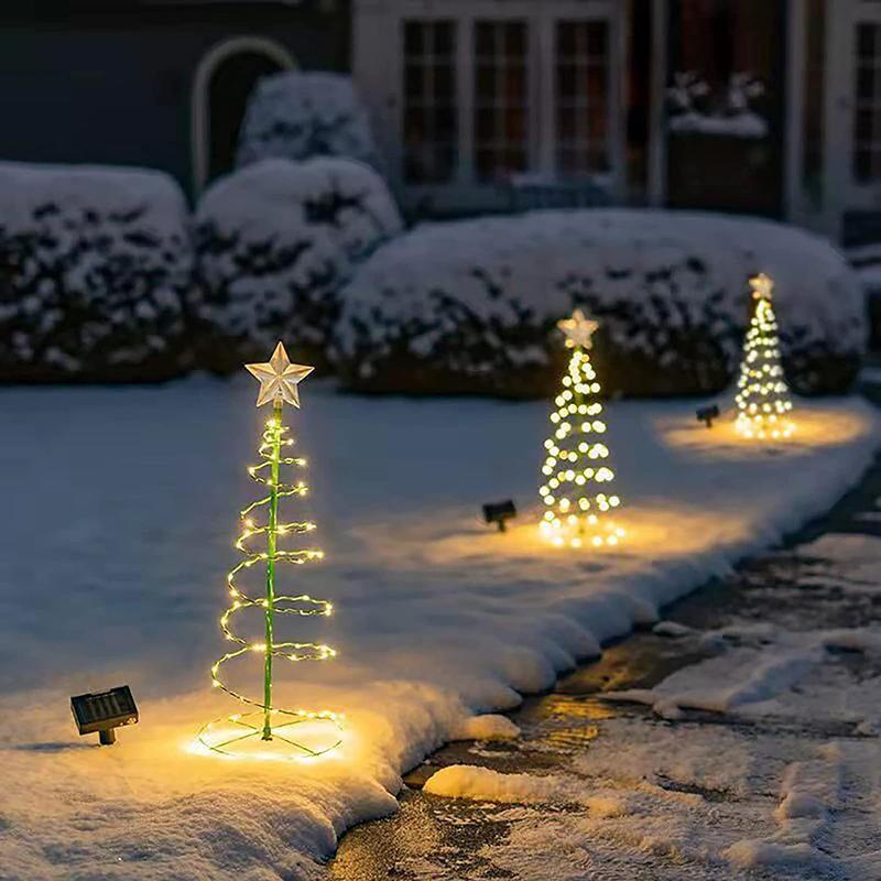 クリスマスツリー 装飾ライト 飾り 星 飾り充電式 オーナメン 卓上 飾りモール クリスマス装飾 DIY 組み立て簡単 フェアリーライト 50cm｜karaful-st｜04