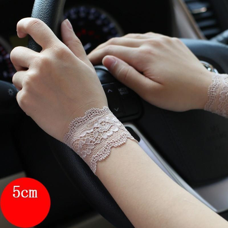 特価】レースリストバンド 2個 薄手 使いやすい傷跡隠す レディース