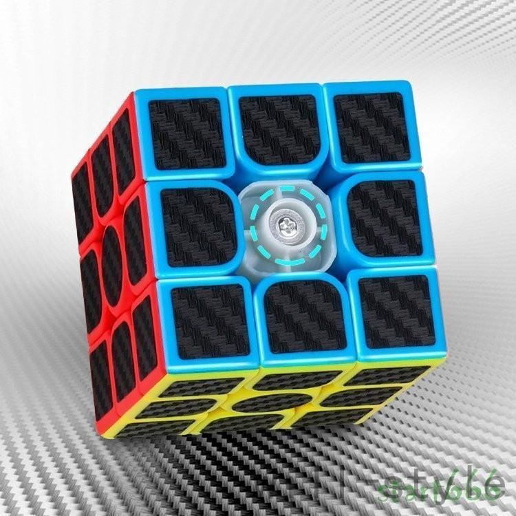 ルービックキューブ カーボンファイバー スピードキューブ ピラミッド ３×３ ２×２ ４×４ ５×５ パズル ルービックキューブ おもちゃ｜karaful-st｜03