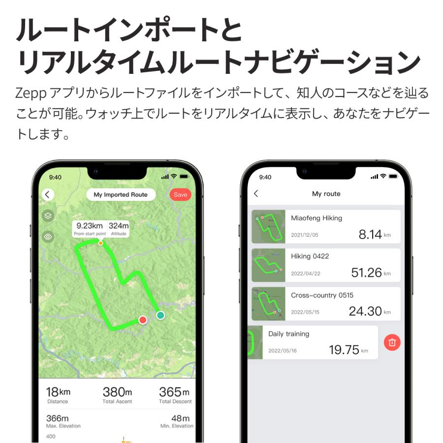 スマートウォッチ Amazfit T-Rex 2 アマズフィット 日本正規代理店 軍用スマートウォッチ メンズ タフネス 頑丈 10ATM防水 ミリタリー アウトドア Amazfit 0以降 スマート