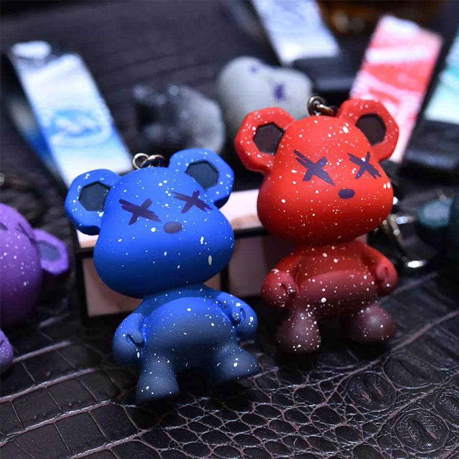 キーホルダー カメレオンKUMA キーリング キーチェーン 暴力熊 キーホルダー カメレオンKUMA キーリング キーチェーン 暴力熊