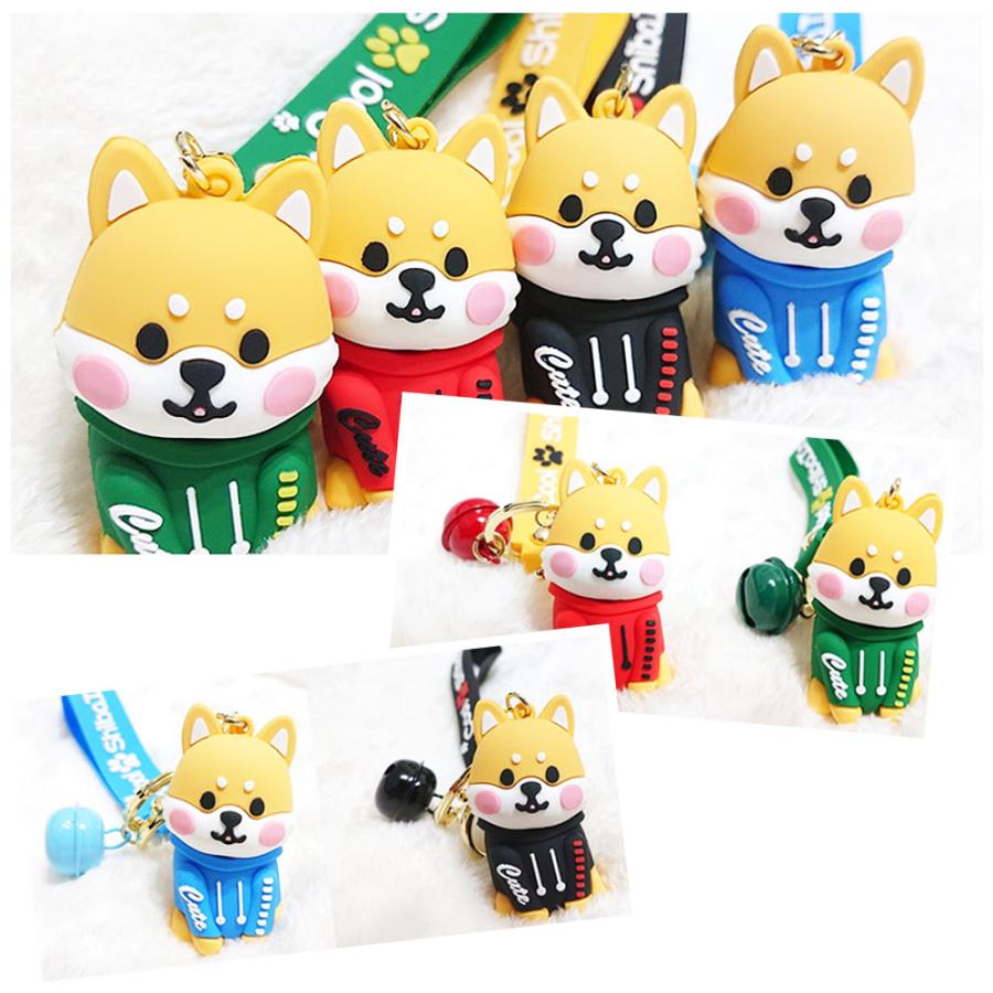 キーホルダー 柴犬 キーリング キーチェーン イヌ 犬 バッグチャーム