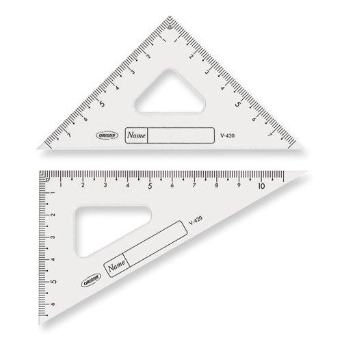 2022人気の GAKUNO 12cmアクリル三角定規 直線、方眼定規