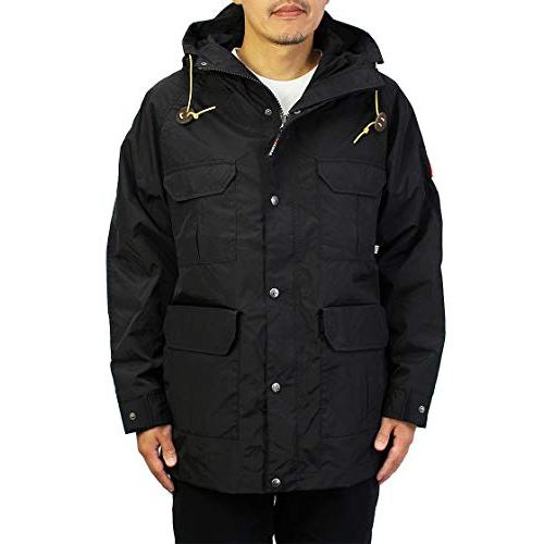 [WOODS] マウンテンパーカー メンズ レディース (X-Large， ブラック)