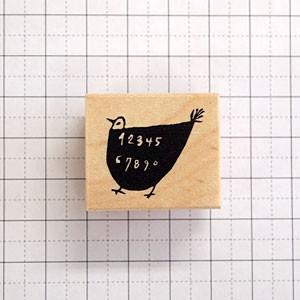 消しゴムはんこ ラバースタンプ 消しゴムスタンプ はんこどり 数字ドリ