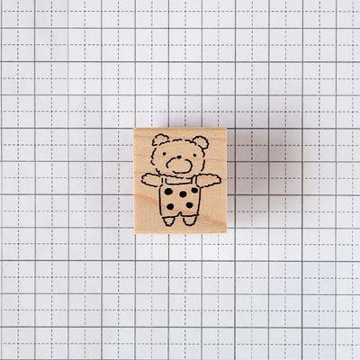 消しゴムはんこNo.205  ちびくま オーバーオール 消しゴムはんこNo.205 ちびくま オーバーオール 雑貨