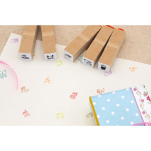消しゴムはんこ ラバースタンプ 消しゴムスタンプ はんこどり 小さな