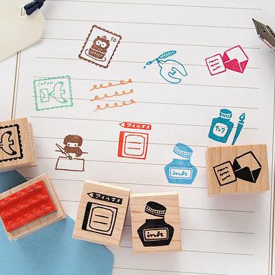 消しゴムはんこ ラバースタンプ 消しゴムスタンプ はんこどり 文具