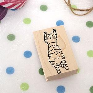 消しゴムはんこ ラバースタンプ 消しゴムスタンプ 和田真由子 トラねこ のび 縦63mm 横21mm 0006f 6540 手帳 スケジュール帳 からふる屋 G1ss Hsmy0006f 印鑑のからふる屋 通販 Yahoo ショッピング