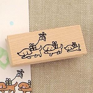 消しゴムはんこ ラバースタンプ 消しゴムスタンプ Tugumi ３匹のいぬ 縦22mm 横54mm 0051a 2665 手帳 スケジュール帳 からふる屋 G1ss Tugm0051a 印鑑のからふる屋 通販 Yahoo ショッピング