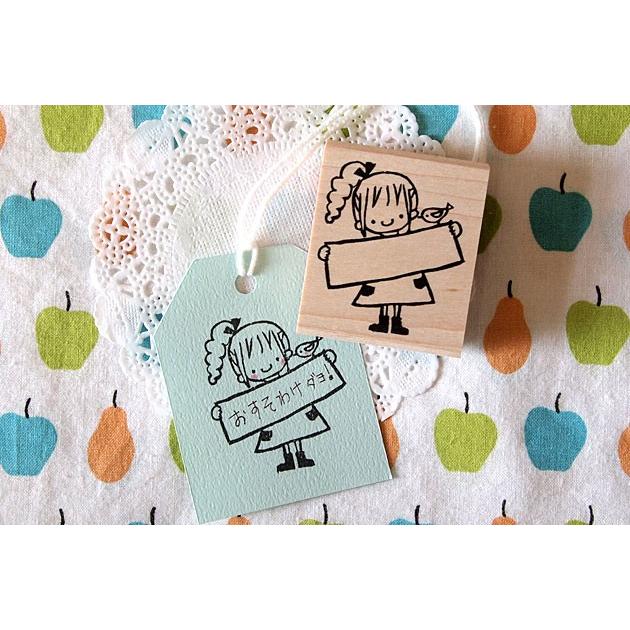 消しゴムはんこ No.16 merci  ハート 手書き文字 消しゴムはんこ ハート No.16 手書き文字 merci