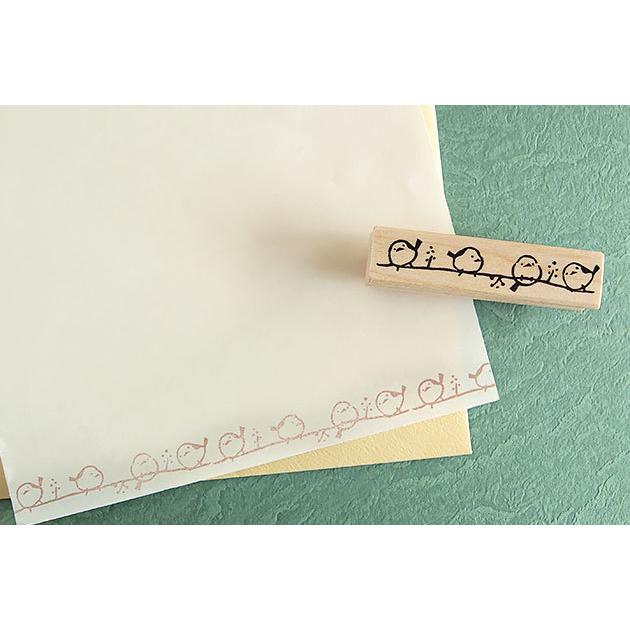 消しゴムはんこ ラバースタンプ 消しゴムスタンプ tugumi シマエナガの