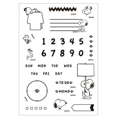 KODOMO NO KAO（こどものかお） スヌーピークリアスタンプシート