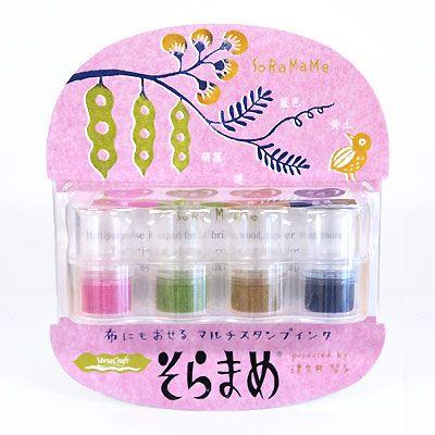 TSUKINEKO バーサクラフト そらまめ ハイカラ （ 蓮 萌葱 黄土 藍色