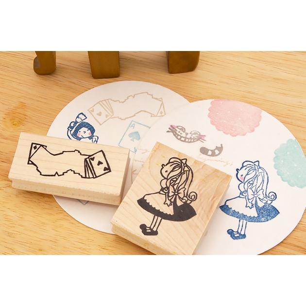 消しゴムはんこ ラバースタンプ 消しゴムスタンプ tugumi トランプの枠