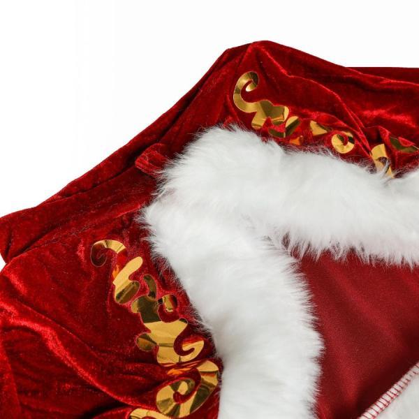 豪華9点セット サンタクロース コスプレ 衣装 メンズ サンタ 男性 サンタコス コスチューム クリスマス 本格的 大人 ヒゲ カツラ ウィッグ 帽子セット イベント｜karakarashopping｜14