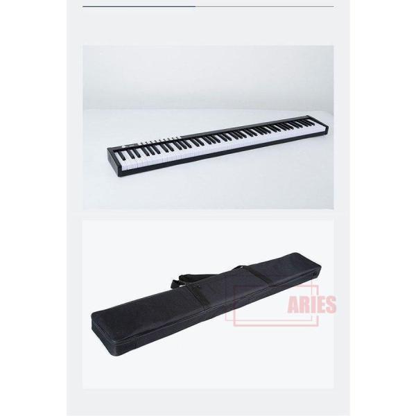 電子ピアノ 88鍵盤 充電式 ピアノ キーボード スリム ブルートゥース 練習 コンパクト 初心者 子供 プレゼント 知育玩具 楽器 録音 薄型 BIU｜karakarashopping｜19