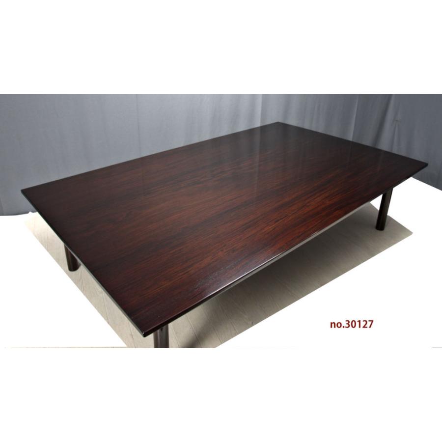 在庫新品 唐木 座敷机 座卓 紫檀 京風 巾150cm 藤原作 大阪唐木指物
