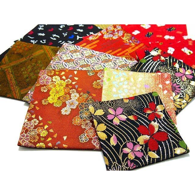 金襴 和柄 コースター 呉服屋おばあちゃんの手作り和小物 B001 花楽堂 通販 Yahoo ショッピング