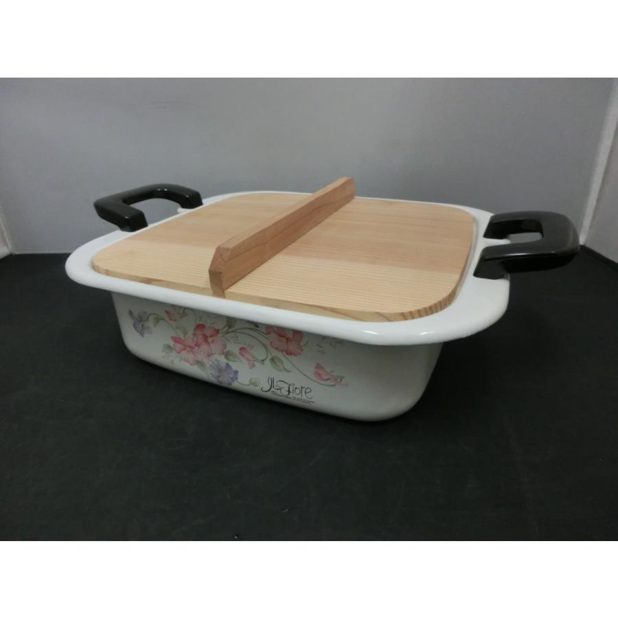 未使用品 NICE COOKING WARE ホーロー製 おでん鍋 なべ ナベ|karakurirecycle|02