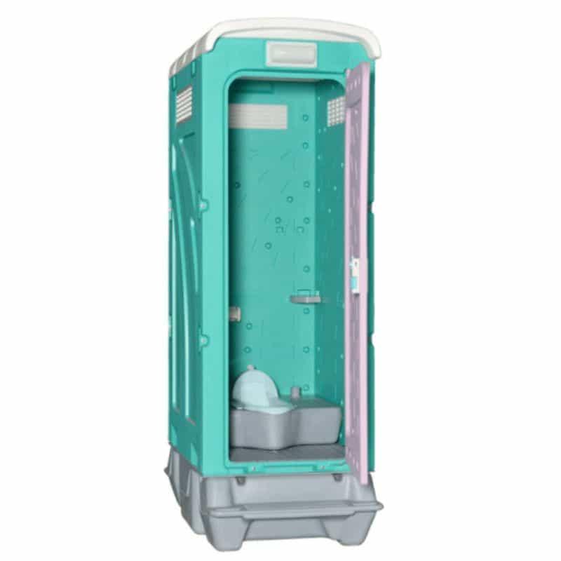 屋外用仮設トイレ ペダル式軽水洗式 和式タイプ 便槽付き AUG-1JN+ 