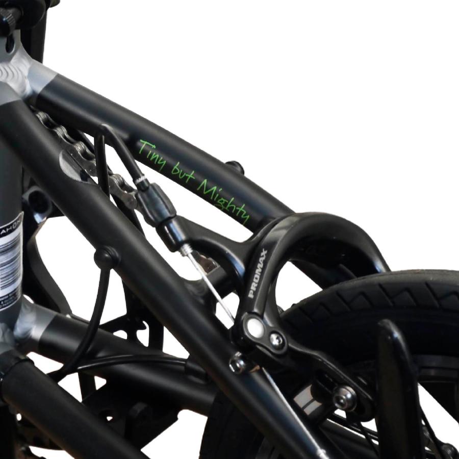 軽量折りたたみ自転車 tbm(tiny but mighty) マットブラック Matt