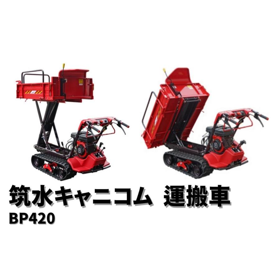 小型クローラー運搬車 ピンクレディ BP420CTLDPS 筑水キャニコム【19 