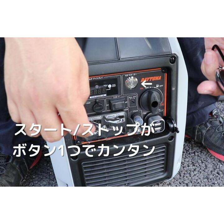 インバーター発電機 デイトナ DAYGENE1900e 【67-26】 : ノウキナビ