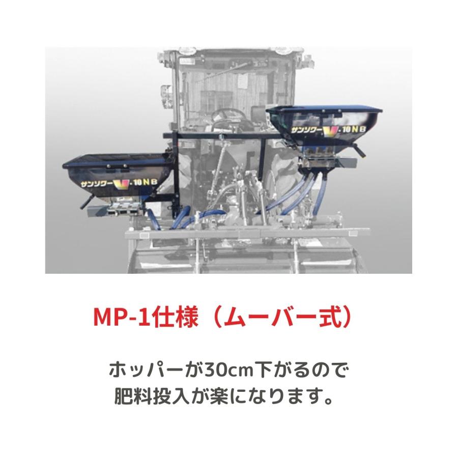 用施肥機 サンソワーVシリーズ B仕様 微粒剤散布 ジョーニシ V-R10N(B 