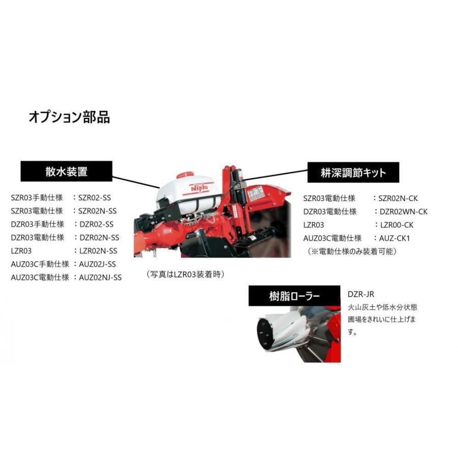 畔塗機オプション【低あぜ用中あぜキット】 ニプロ UZ00-TNA【74 畔塗機オプション【低あぜ用中あぜキット】 ニプロ UZ00-TNA【74