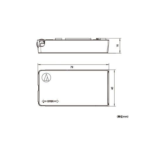 受光ユニット AT-SRX/CL オーディオテクニカ ケーブルなし