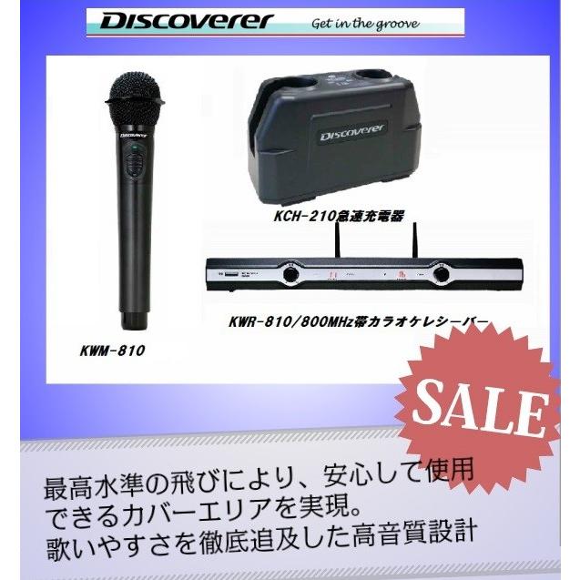 CSR KWM-810 マイクセット マイク2本、レシーバー、充電台 