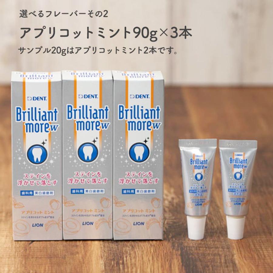 LION（ライオン） お買得 3本セット＋試供品2本 ブリリアントモア w 